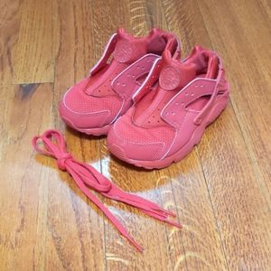 Nike 11c Boys Red Huarache Shoes!